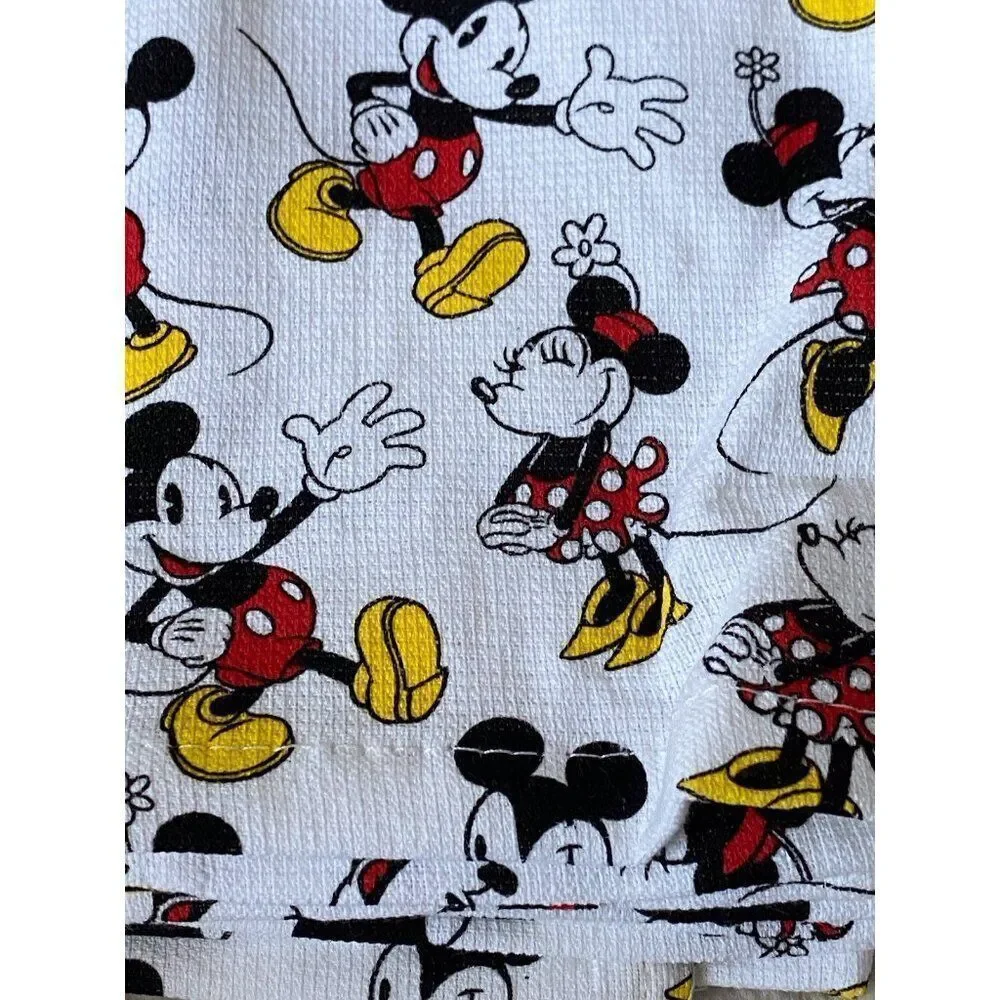2 Pack Disney Mickey Minnie Mouse Classic Kitchen Towels 16 X 26”‎ NEW